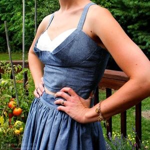 Trashy Diva Chambray Lena Top